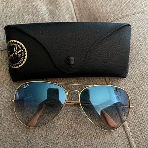 Rayban Aviator Large- Blue Gradient